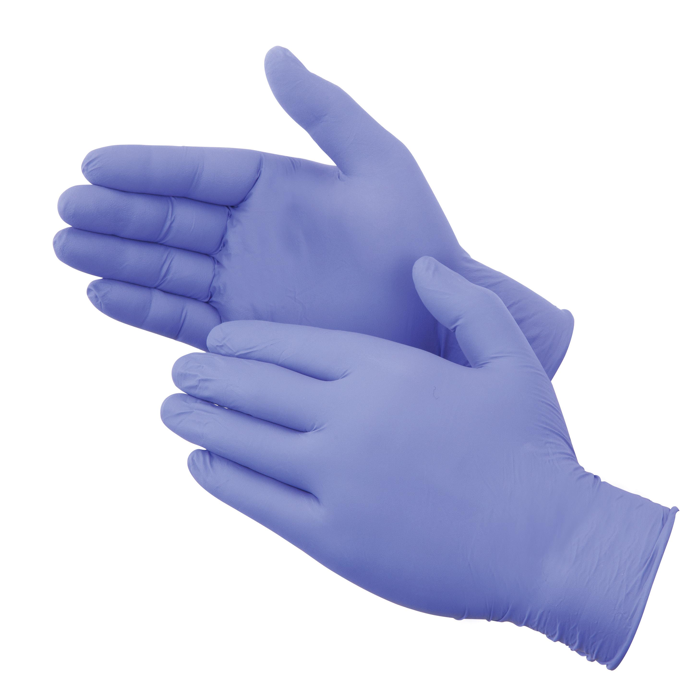 3.5 Mil Powder Free Velvet Blue Nitrile - Disposable Gloves